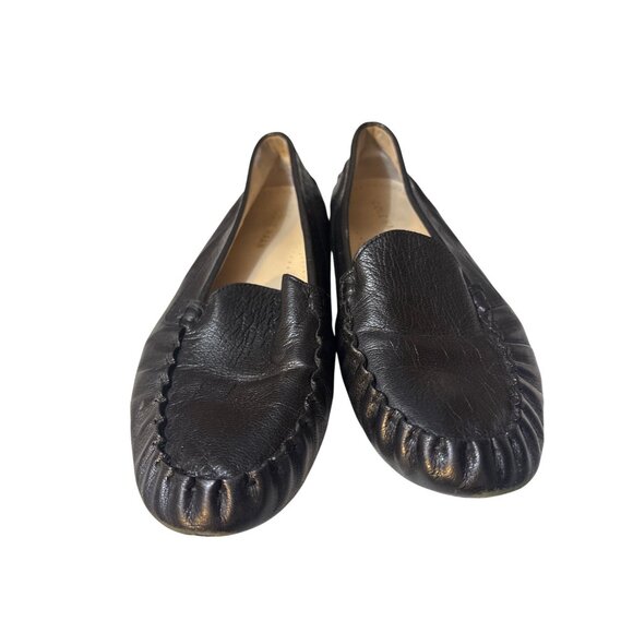Cole Haan Mens Black Leather Driving Moccasins Loafers Shoes 8.5B Comfortable Ca - Picture 2 of 8